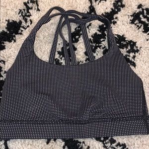 lululemon athletica Intimates & Sleepwear - lululemon black sports bra with white dots lululemon athletica Intimates & Sleepwear - lululemon black sports bra with white dots